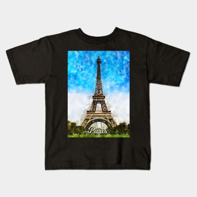 Paris Kids T-Shirt by Durro